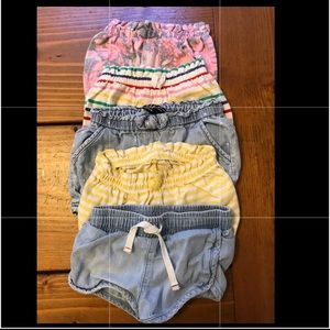 Baby/Toddler Girls Shorts Bundle